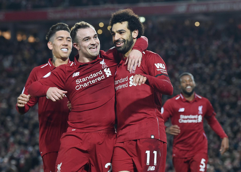  萨拉赫戴帽助利物浦大胜阿森纳  